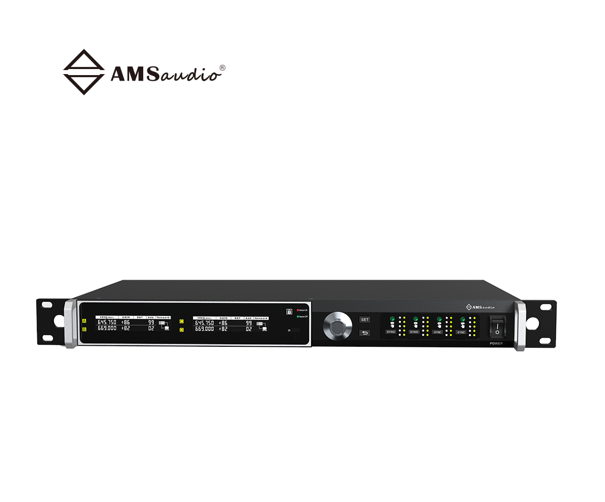 CS4000-True diversity dual-channel wireless microphone receiver