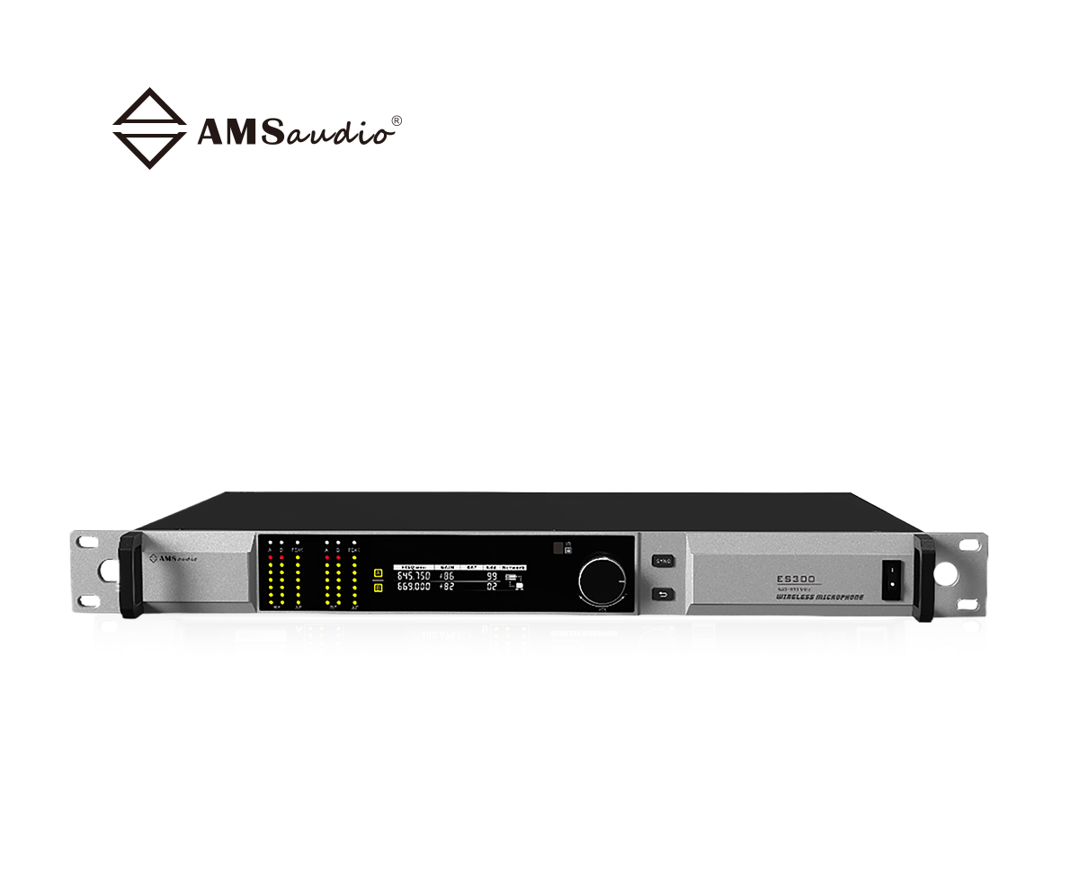 ES300-True Diversity Dual-Channel Wireless Microphone Receiver