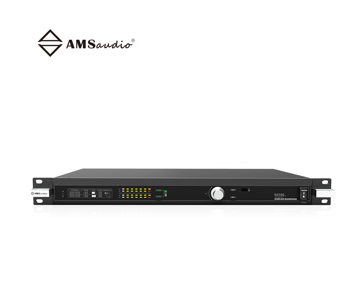 ES700-True Diversity Dual-Channel Wireless Microphone Receiver