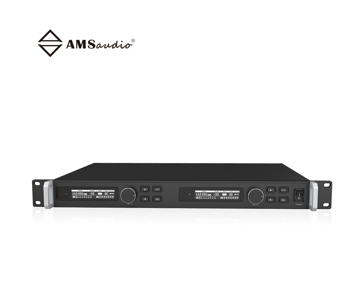 G500-True Diversity Dual-Channel Wireless Microphone Receiver