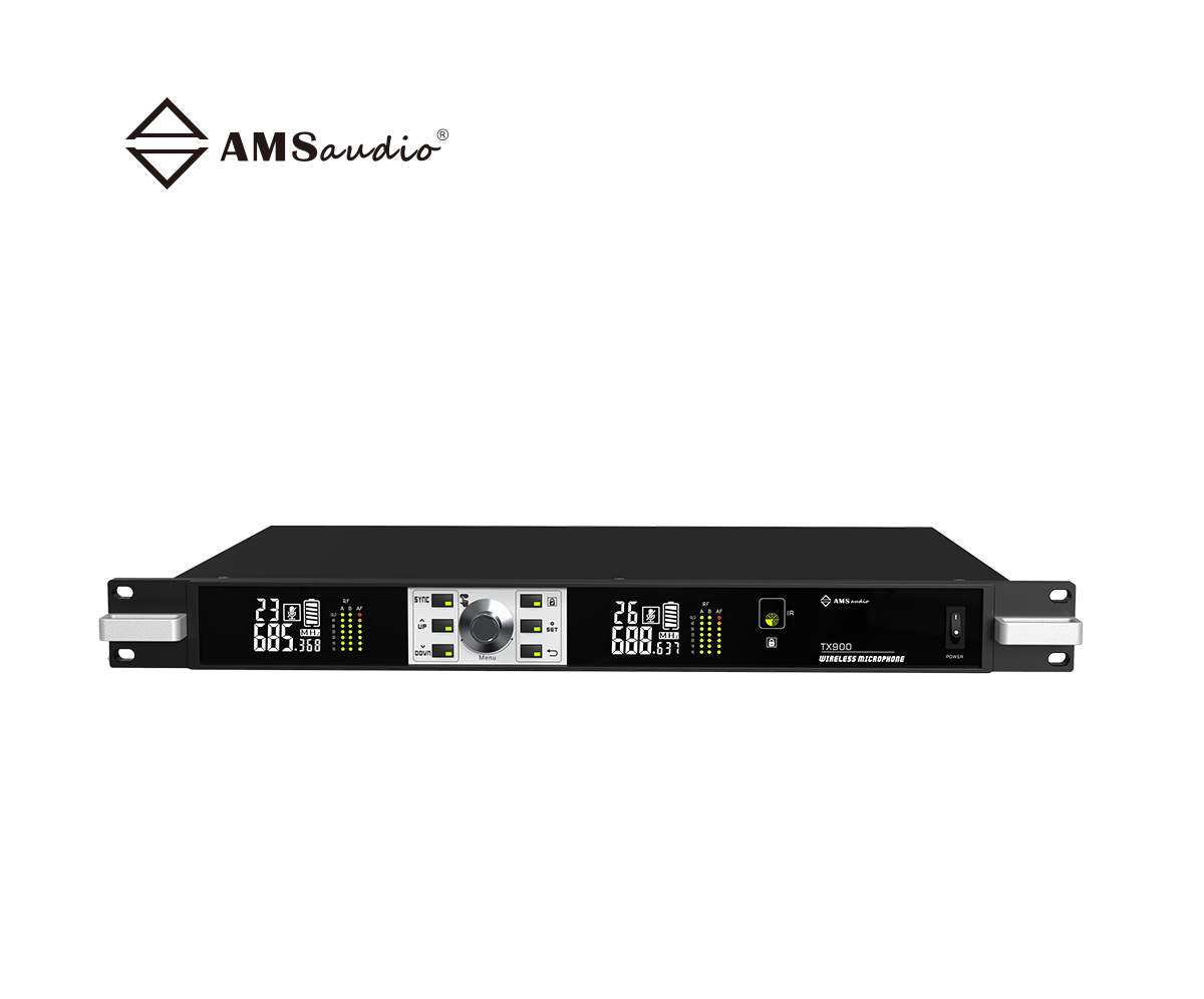 TX900-True Diversity Dual-Channel Wireless Microphone Receiver