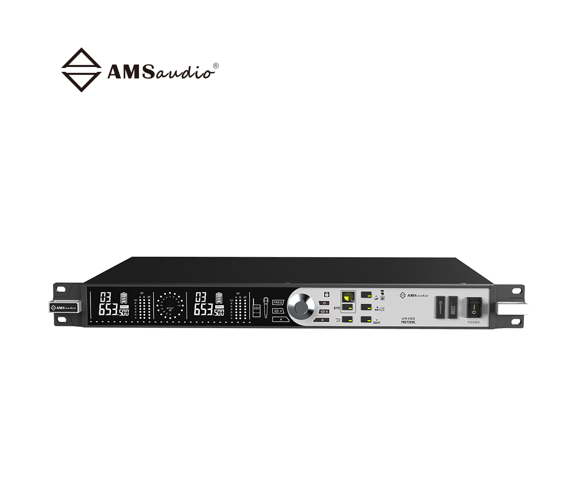 UR480-True Diversity Dual-Channel Wireless Microphone Receiver