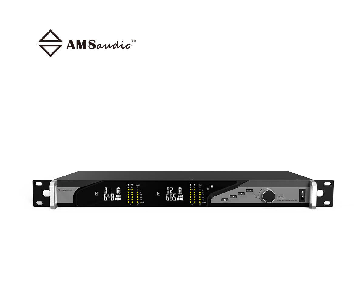 _ES500_True Diversity Dual-Channel Wireless Microphone Receiver_0