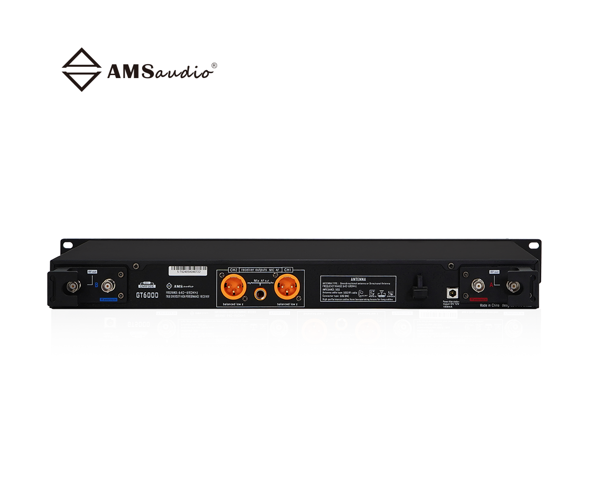 _GT6000_True Diversity Dual-Channel Wireless Microphone Receiver_1
