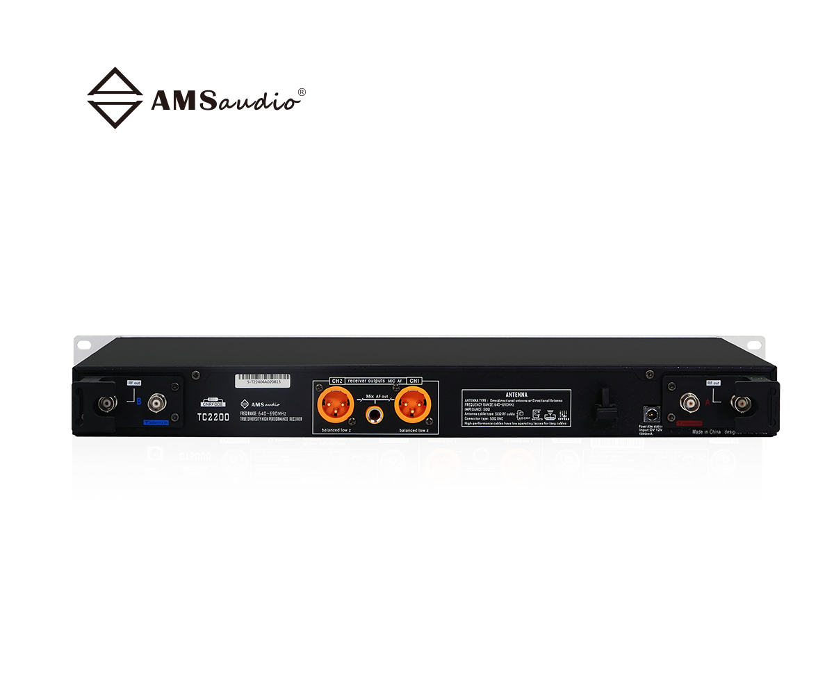 _TC2200_True Diversity Dual-Channel Wireless Microphone Receiver_1