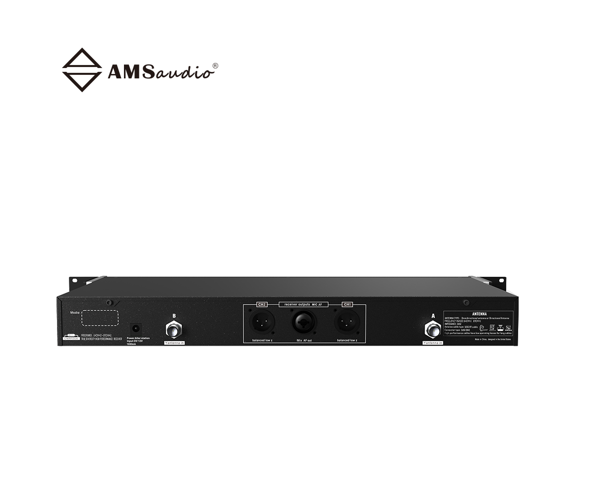 _DXA206_True diversity dual-channel wireless microphone receiver_1