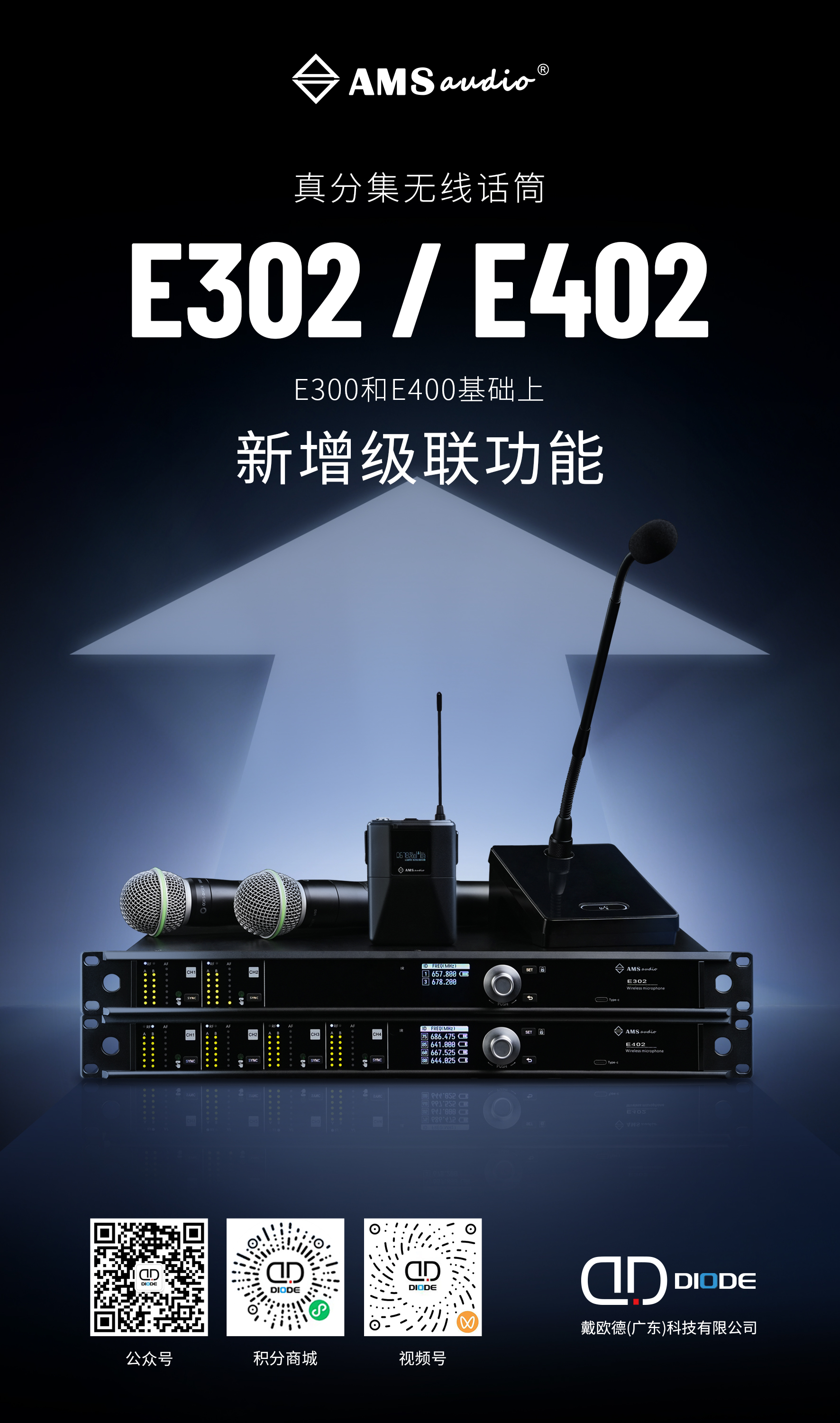 AMSaudio E302 & E402 True Diversity Wireless Microphone Receiver – Frequently Asked Questions
