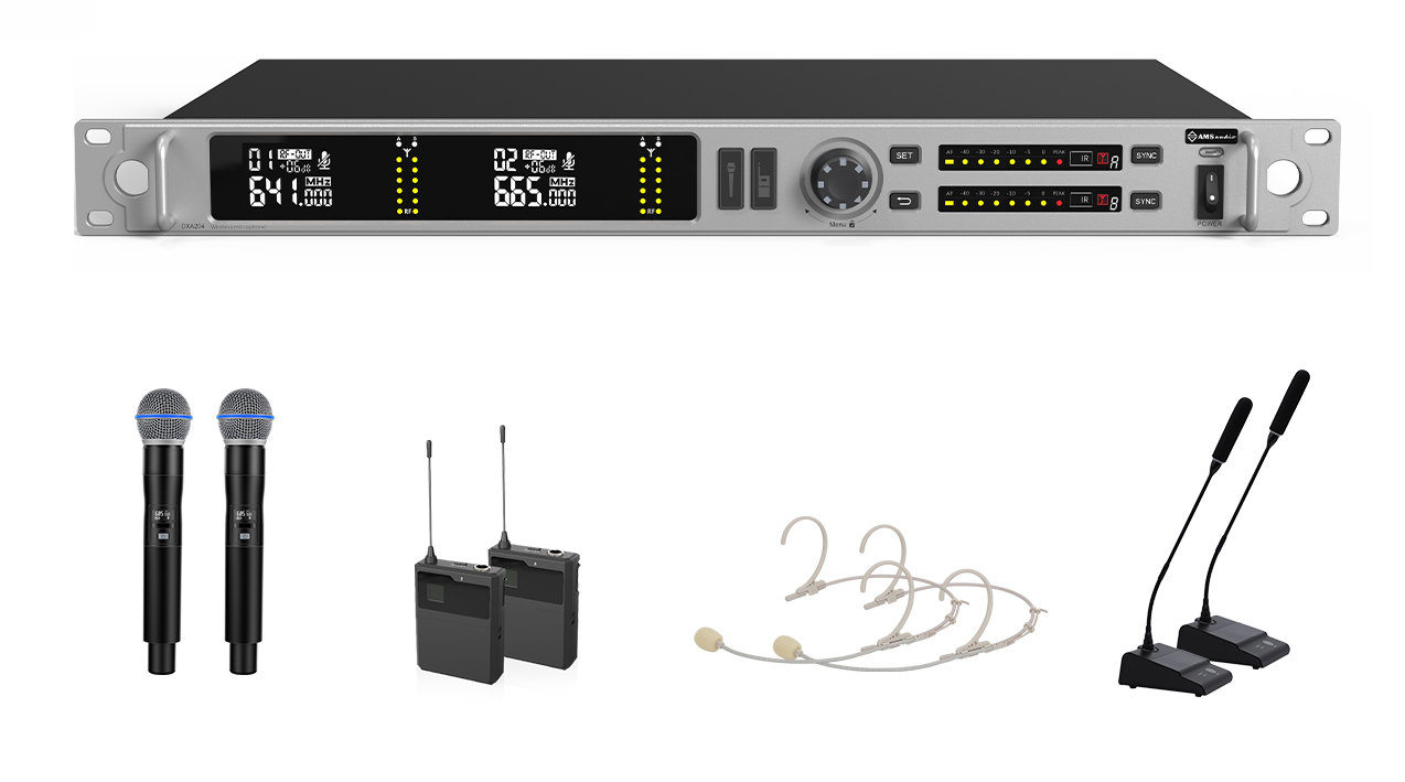 DXA204工程系列无线话筒系统 DXA204工程系列无线话筒系统