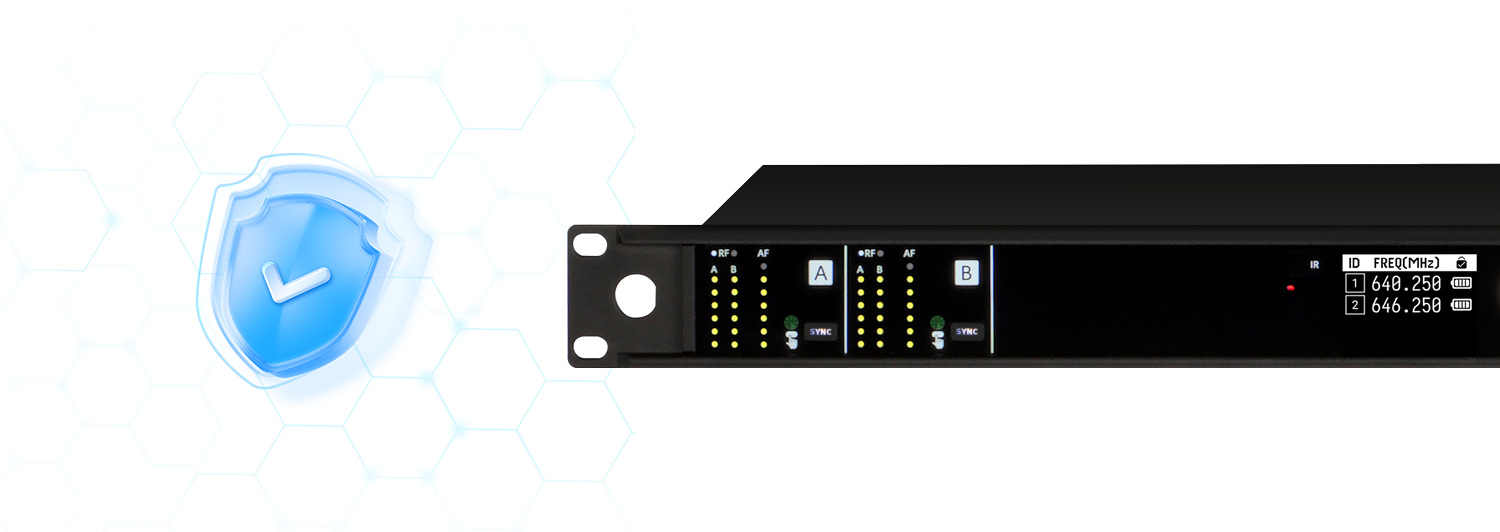 E300无线话筒加密数字通讯系统