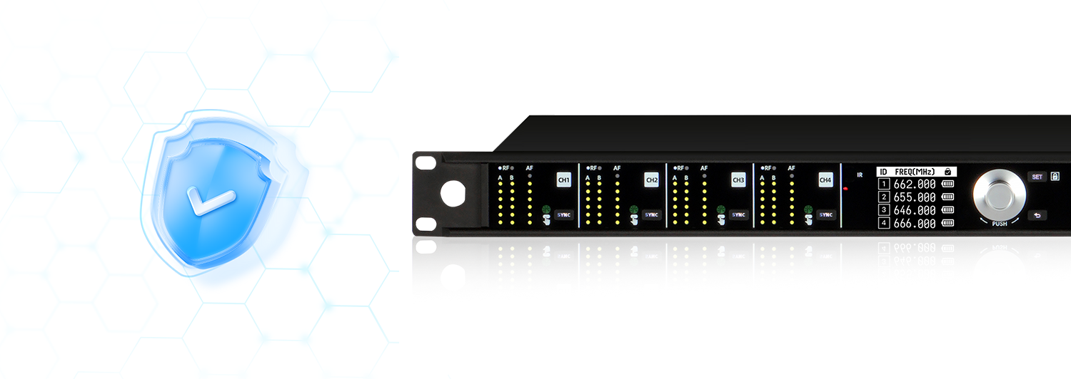 E400无线话筒加密数字通讯系统