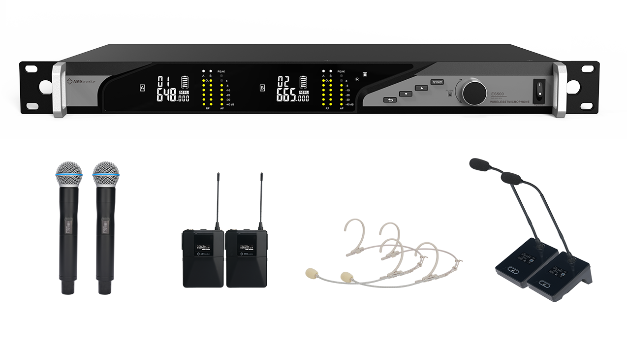 ES500工程系列无线话筒系统-新