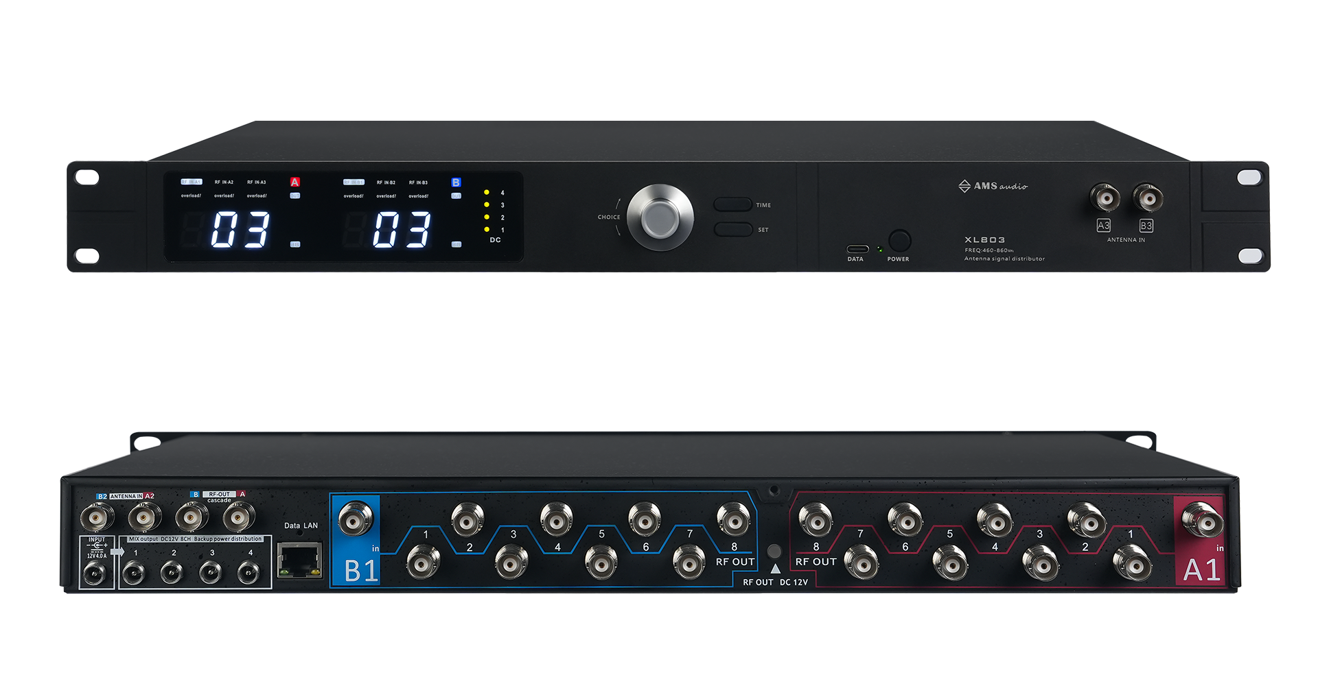 XL803宽频天线信号分配器主机-----